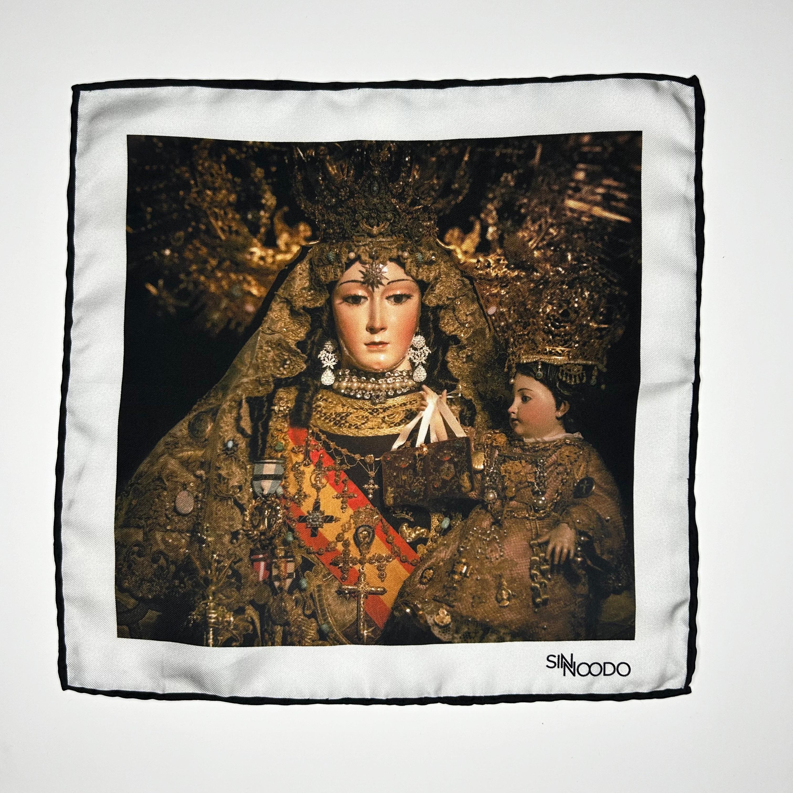 Pañuelo 100% Seda 10 Nuestra Señora del Carmen Coronada Real Hermandad de Damas y Caballeros del Carmen