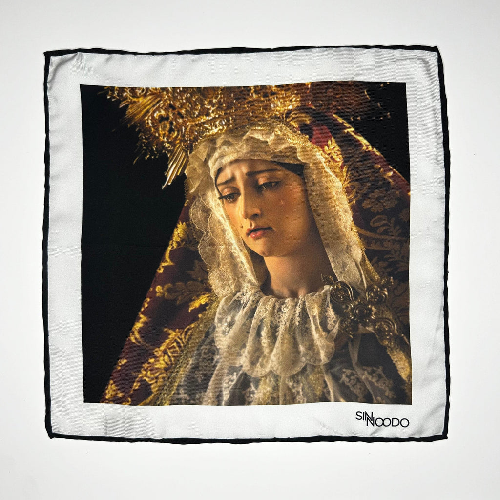 Pañuelo 100 % Seda 12 - Angustia de la María de la Iglesia- Hermanda de Pasión