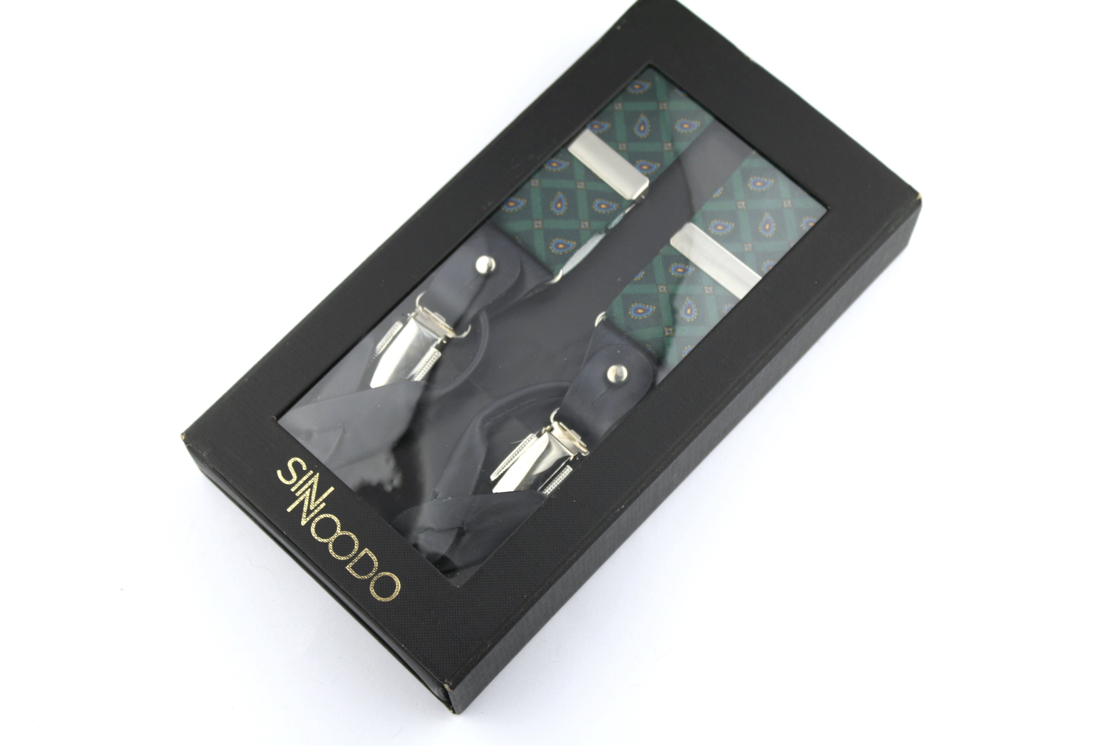 Tirantes Cuero azul Sinnoodo Estampado