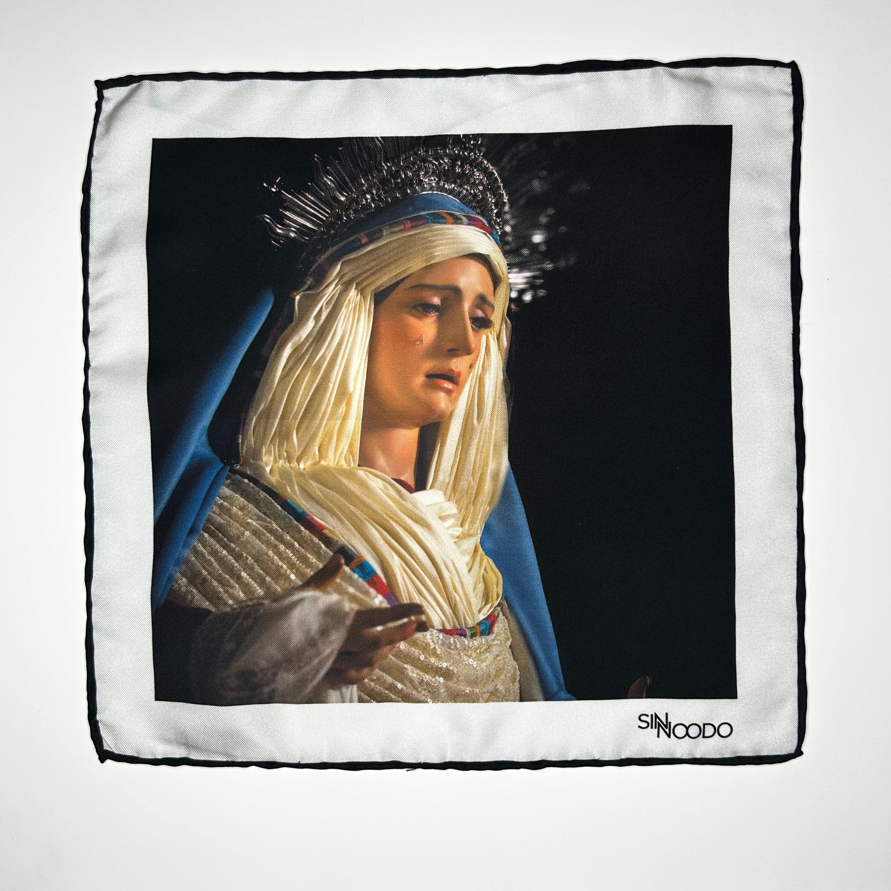 Pañuelo 100% Seda 16- María Santísima Renia de los Ángeles- Hermandad de la Entrega