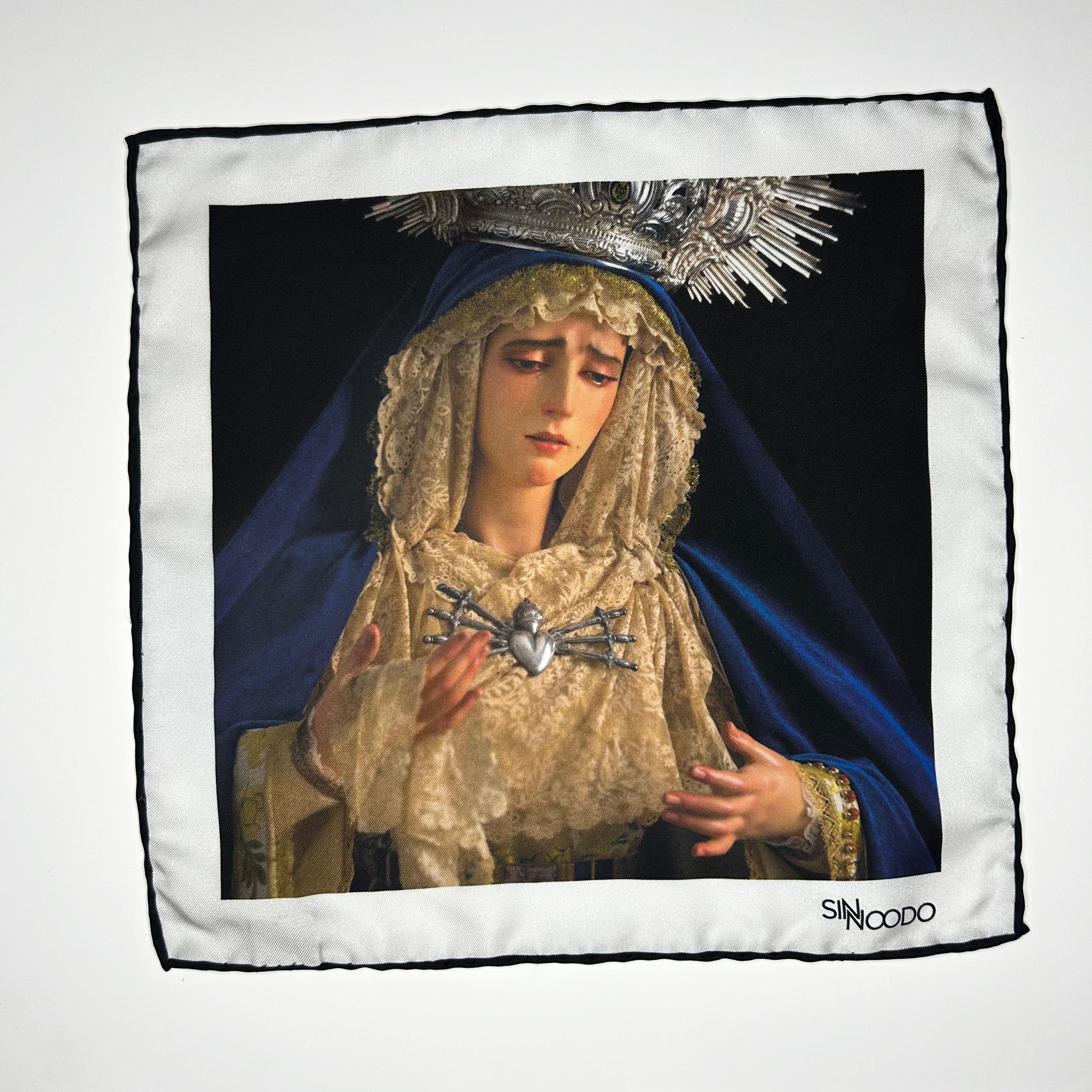 Pañuelo 100% Seda 17- Nuestra Señora de las Águas -  Hermandad de San Rafael