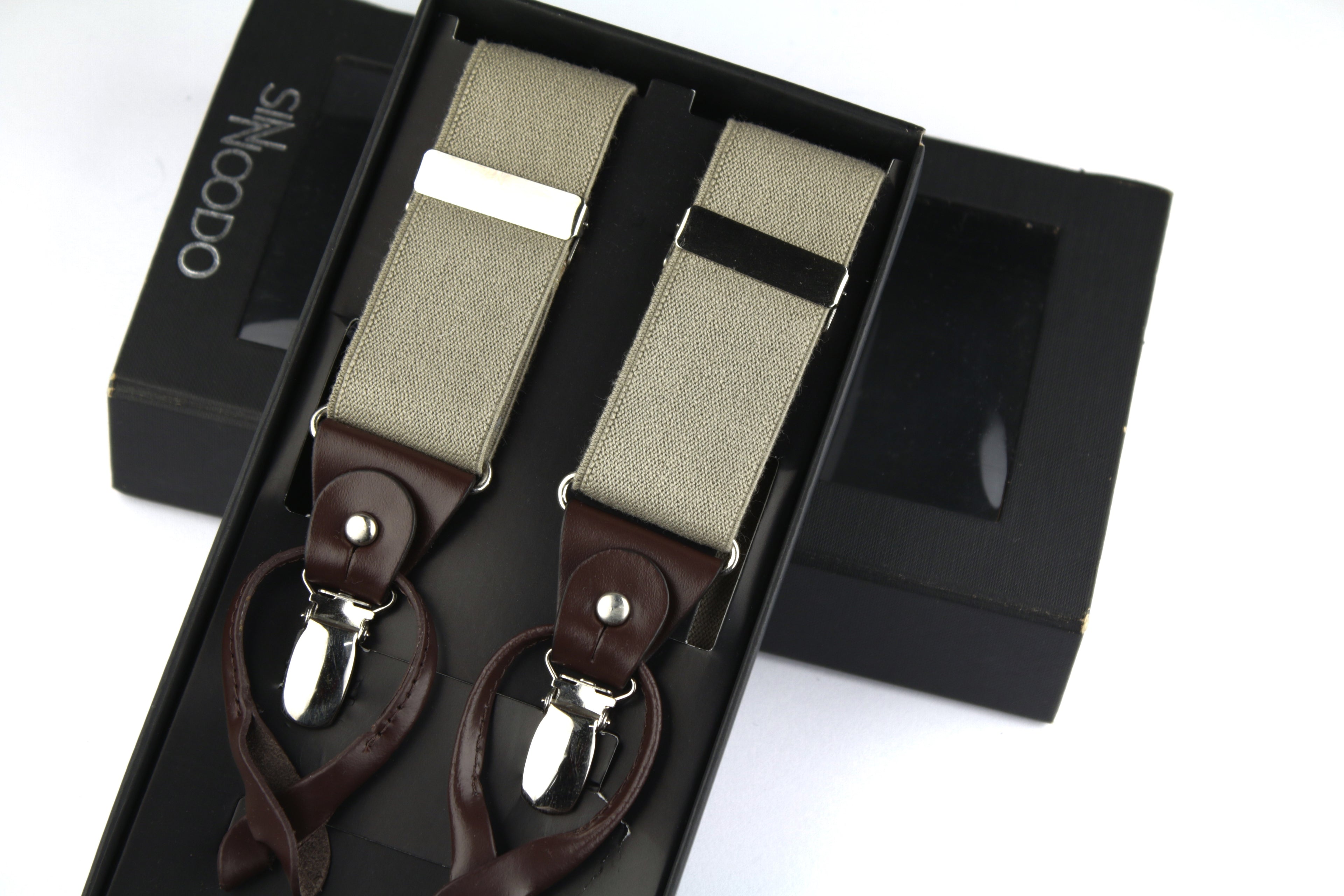 Tirantes de Cuero Sinnoodo Beige