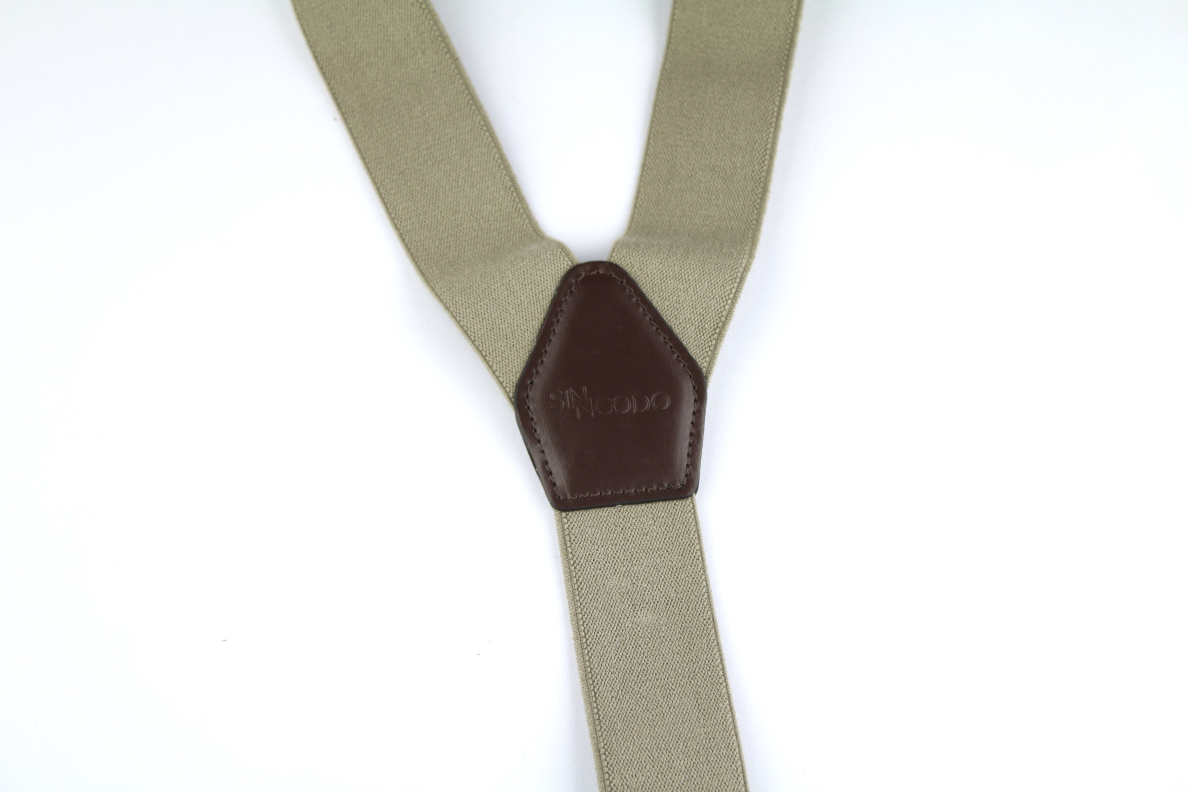 Tirantes de Cuero Sinnoodo Beige
