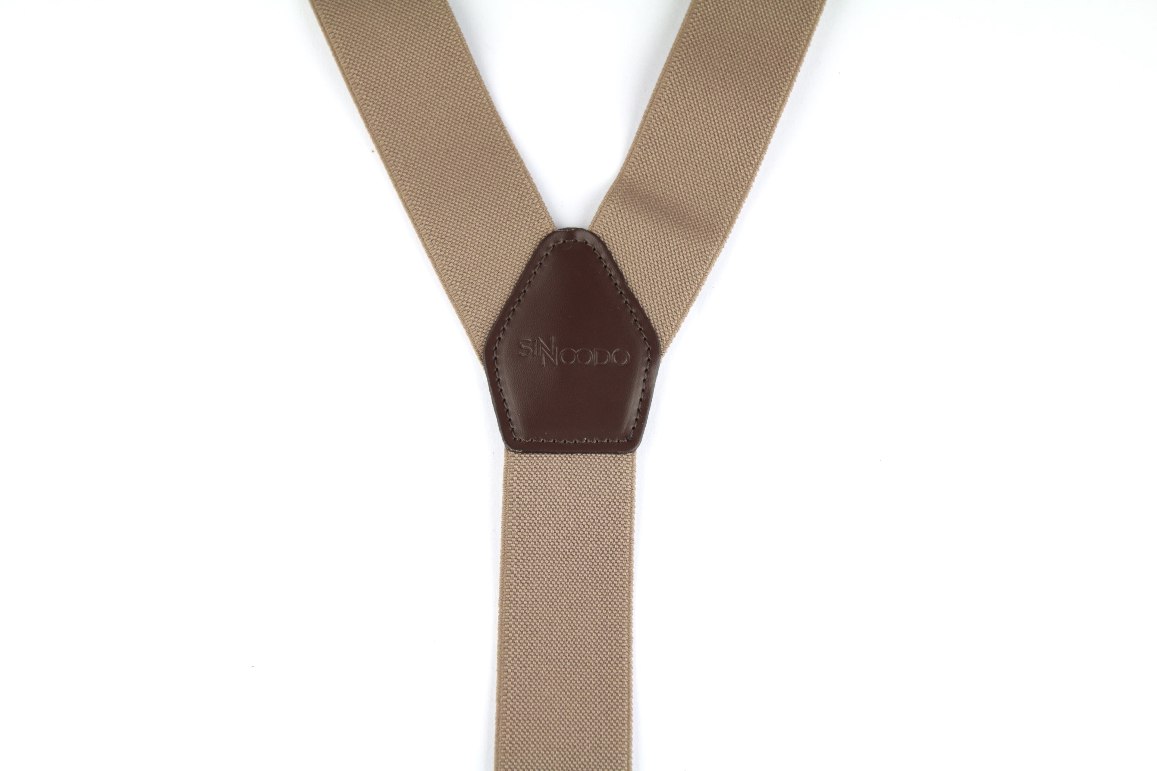 Tirantes de Cuero Sinnoodo Beige