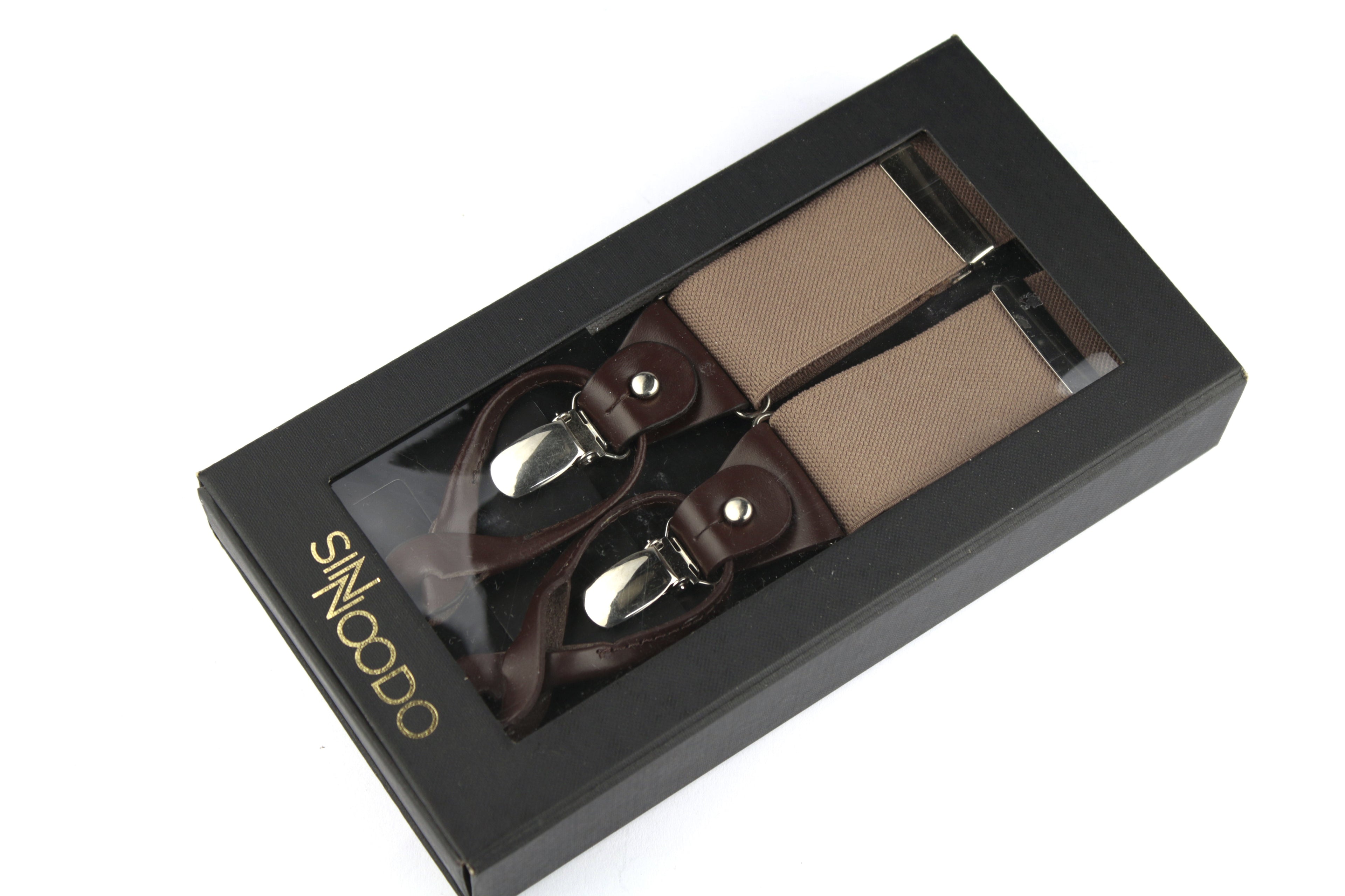 Tirantes de Cuero Sinnoodo Beige