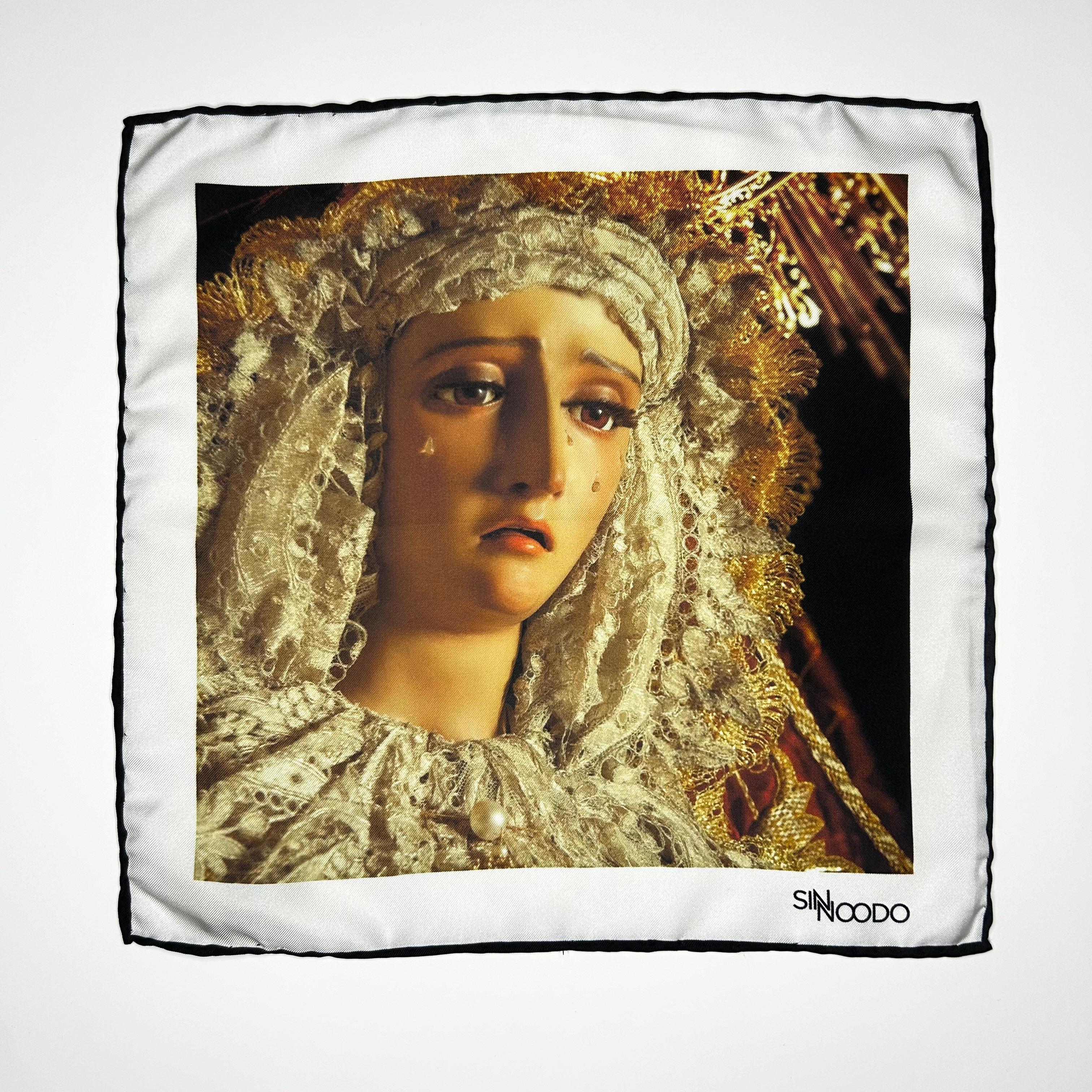 Pañuelo 100% Seda 6 - María Santísima del Valle Coronada -Hermandad del Cristo de la Expiración