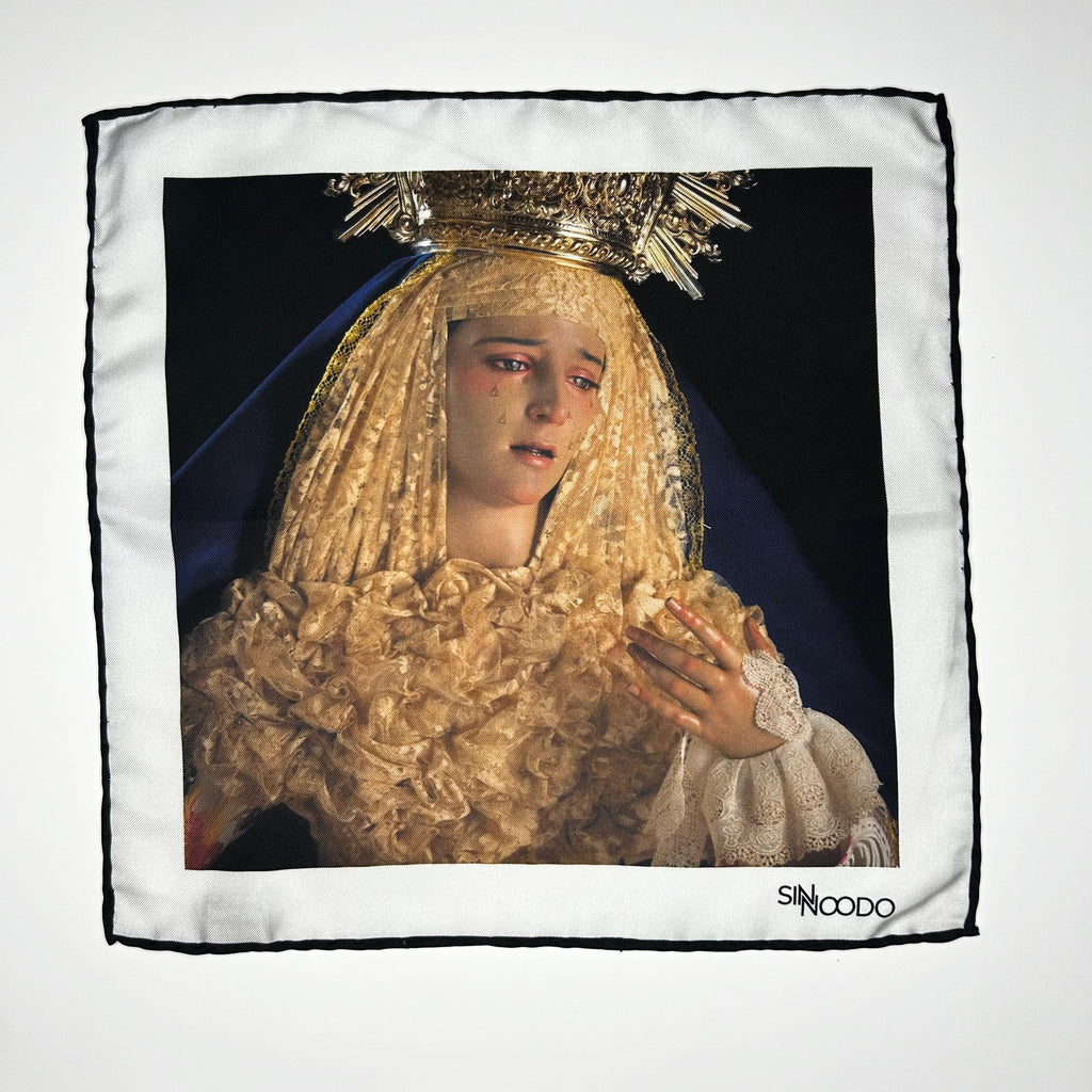 Pañuelo 100%seda 7- María Santísima de las Mercedes - Hermandad del Soberano Poder