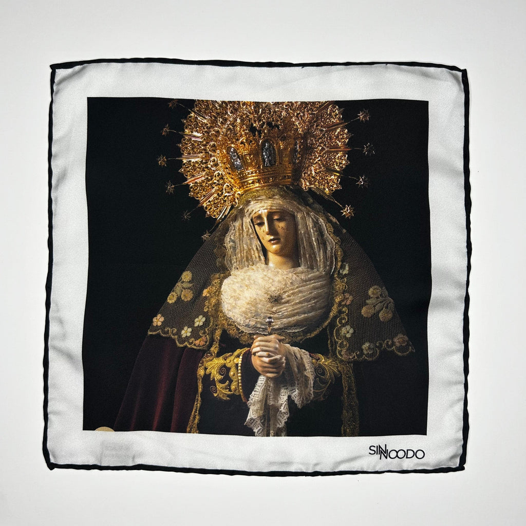 Pañuelo 100% Seda 8- Nuestra Madre y Señora de la Soledad - Hermandad del Descenimiento