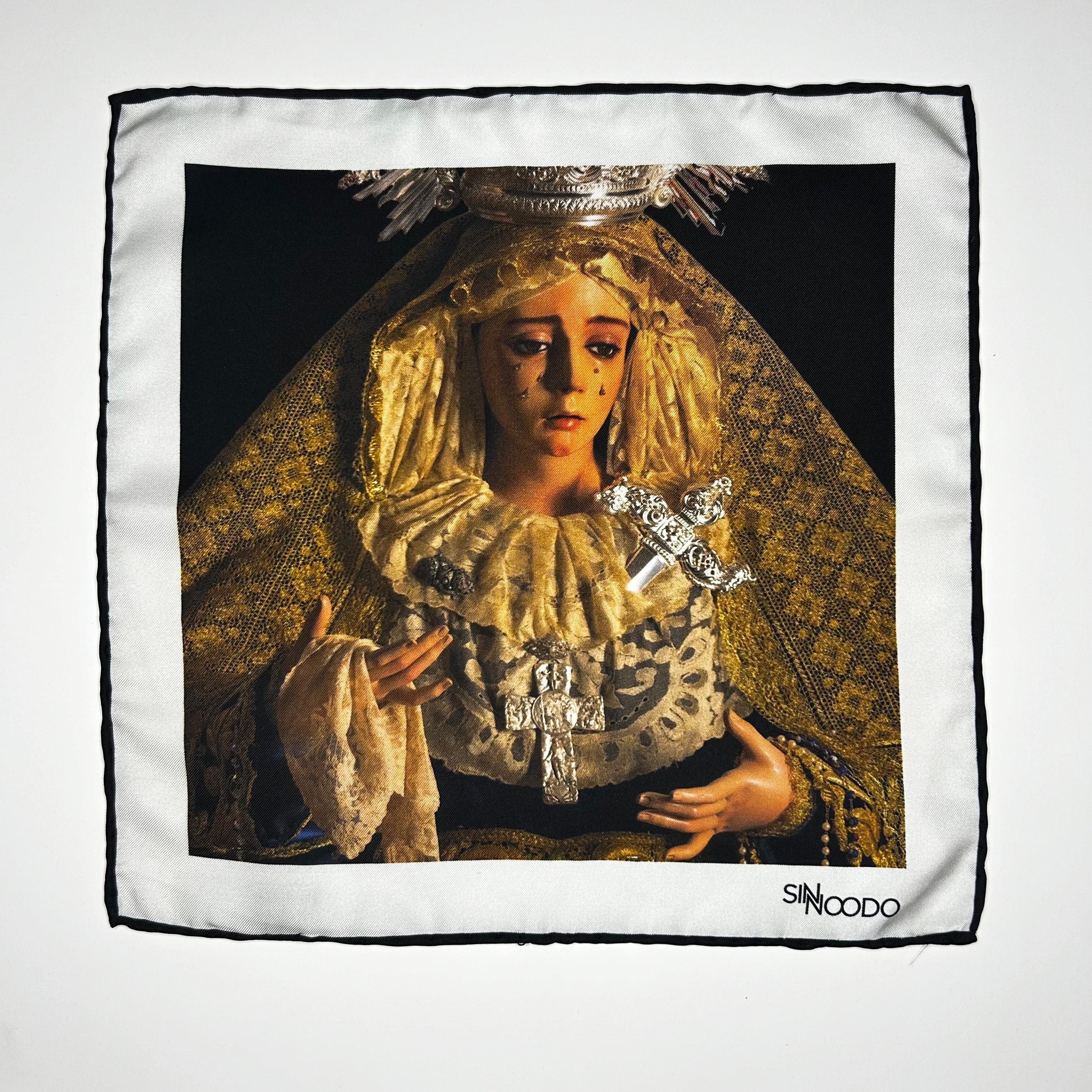 Pañuelo 100% Seda 9- Nuestra Señora de la Candelária -  Hermandad de la Candelária