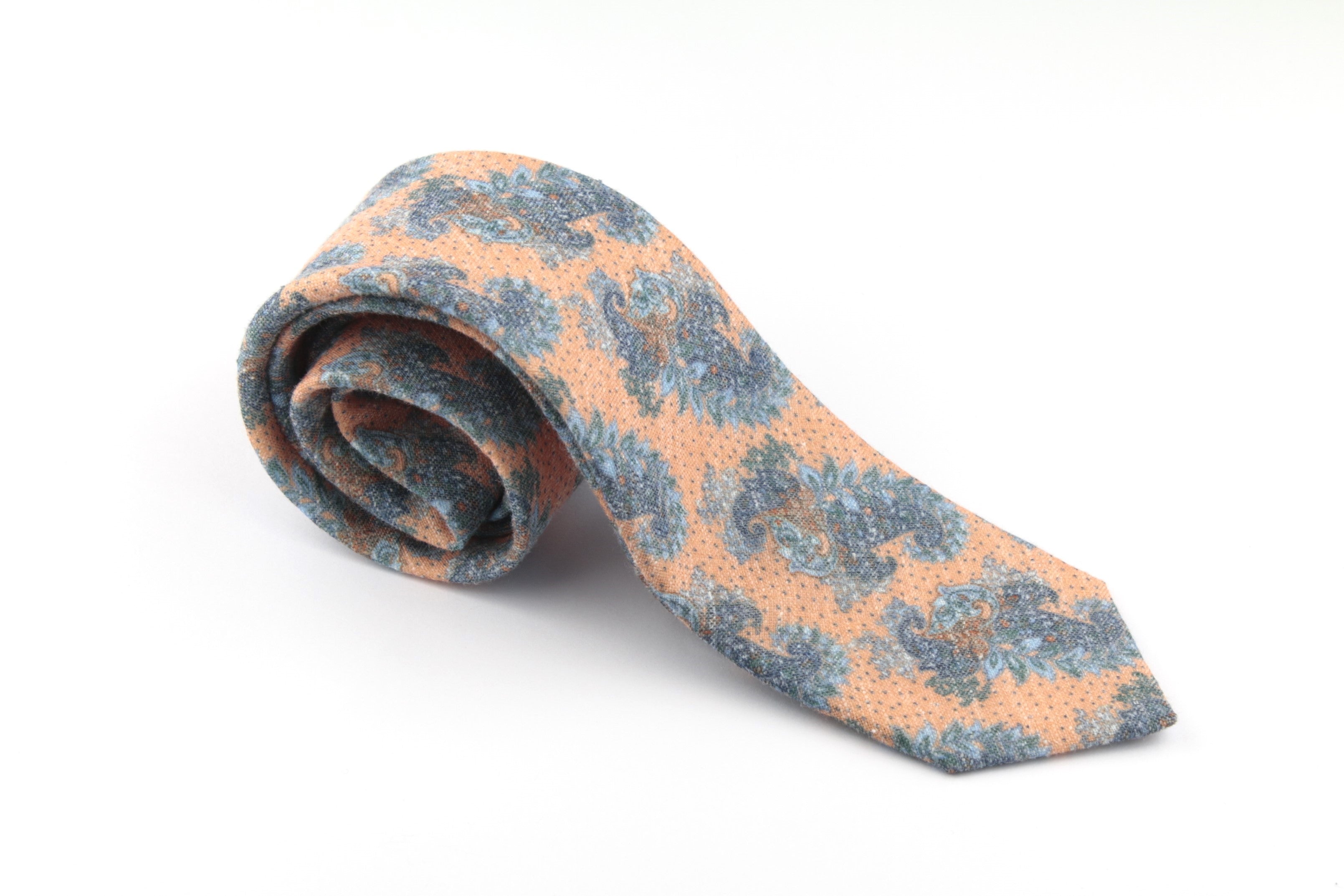 Corbata Sinnoodo 100% Lino Vintage Art