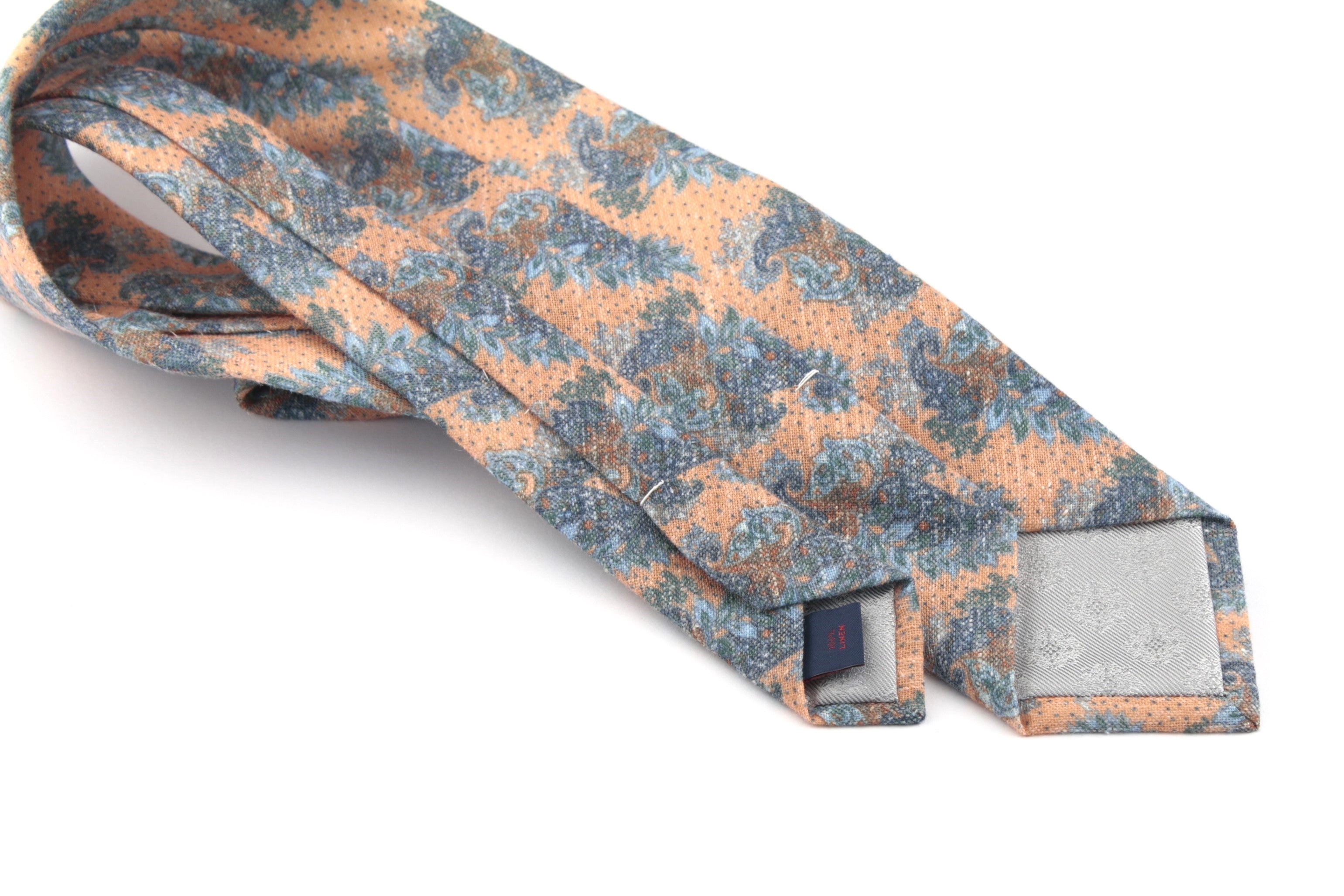 Corbata Sinnoodo 100% Lino Vintage Art