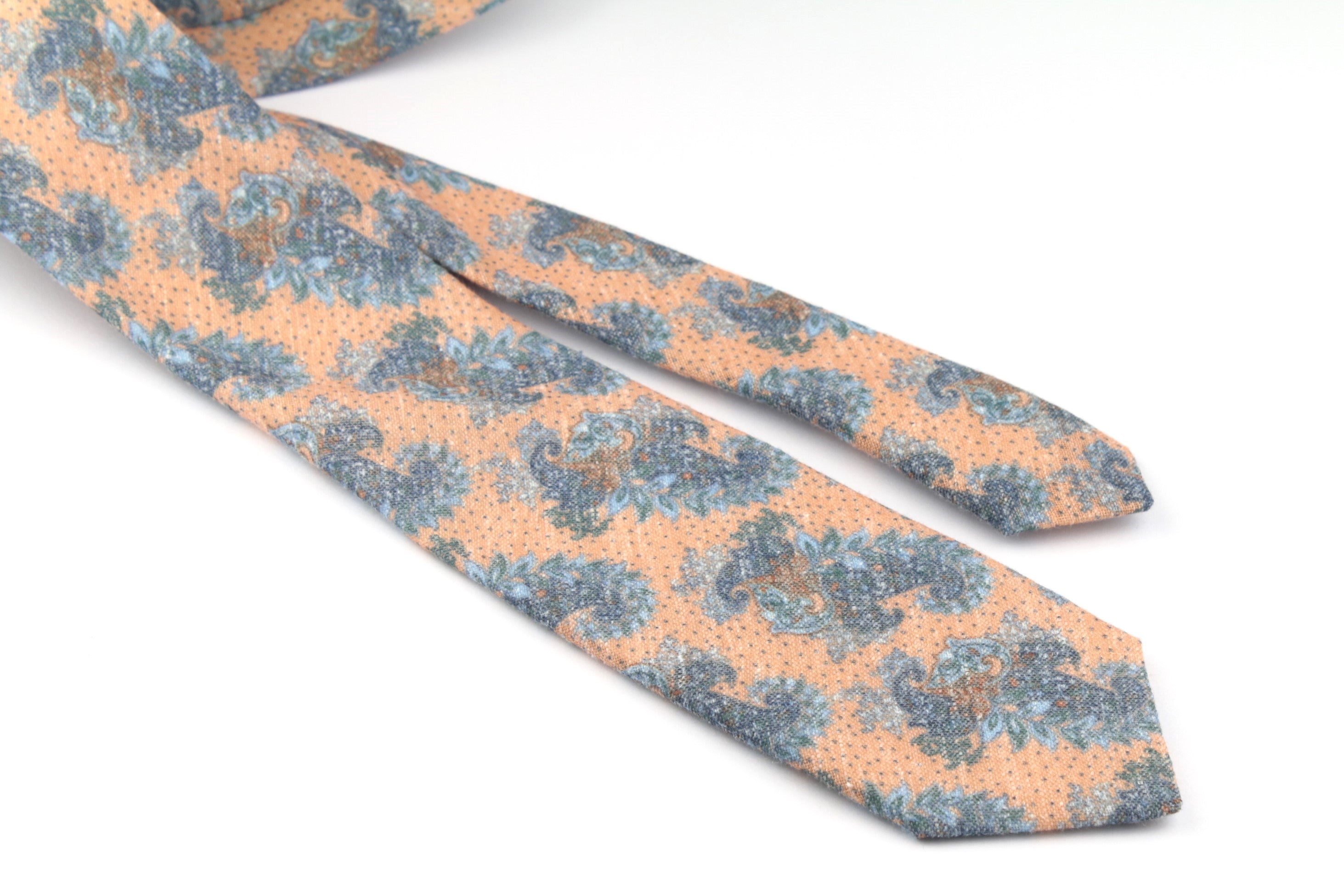 Corbata Sinnoodo 100% Lino Vintage Art