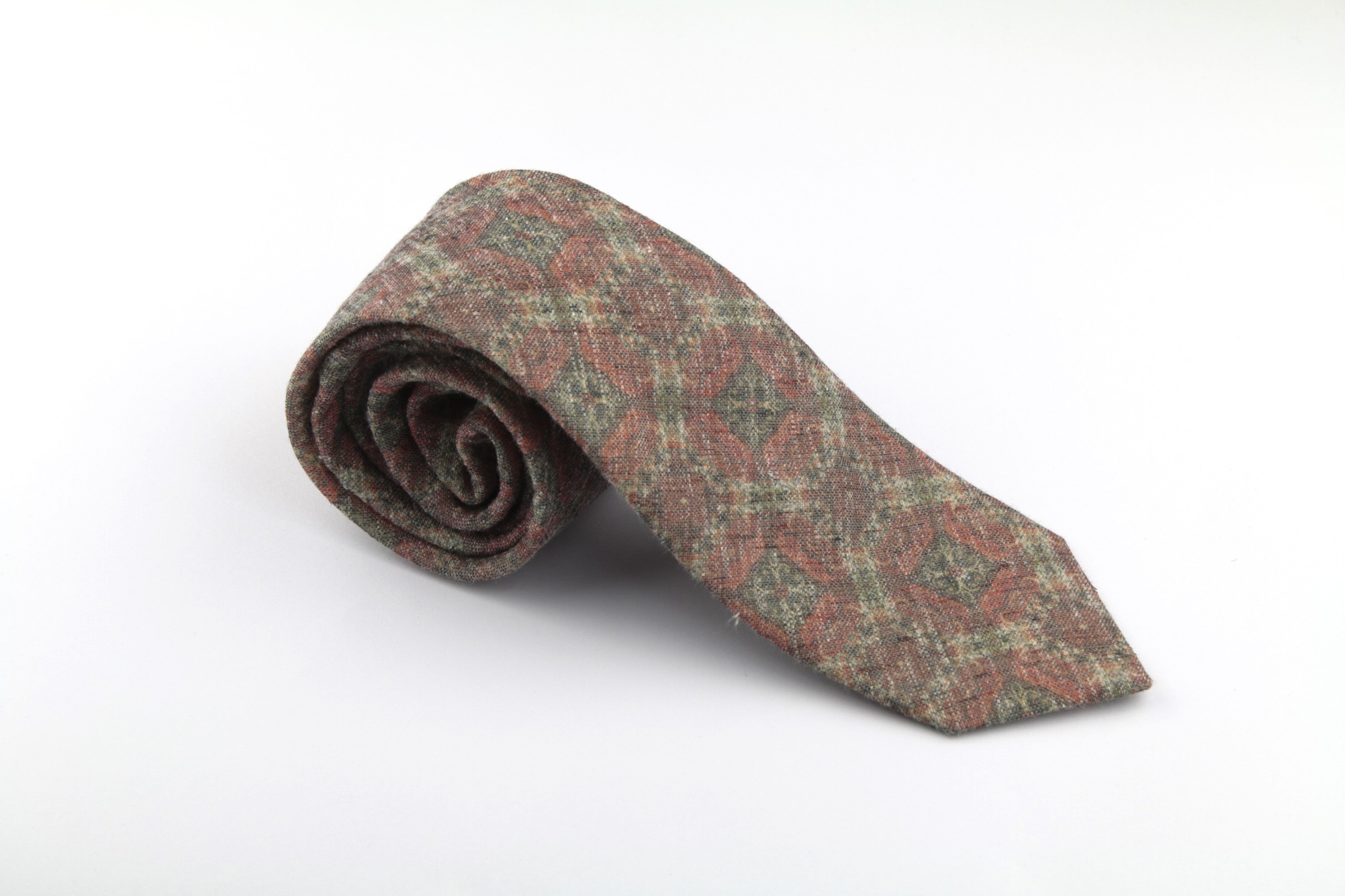 Corbata Sinnoodo 100% Lino Vintage Art