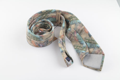 Corbata Sinnoodo 100% Lino Vintage Art