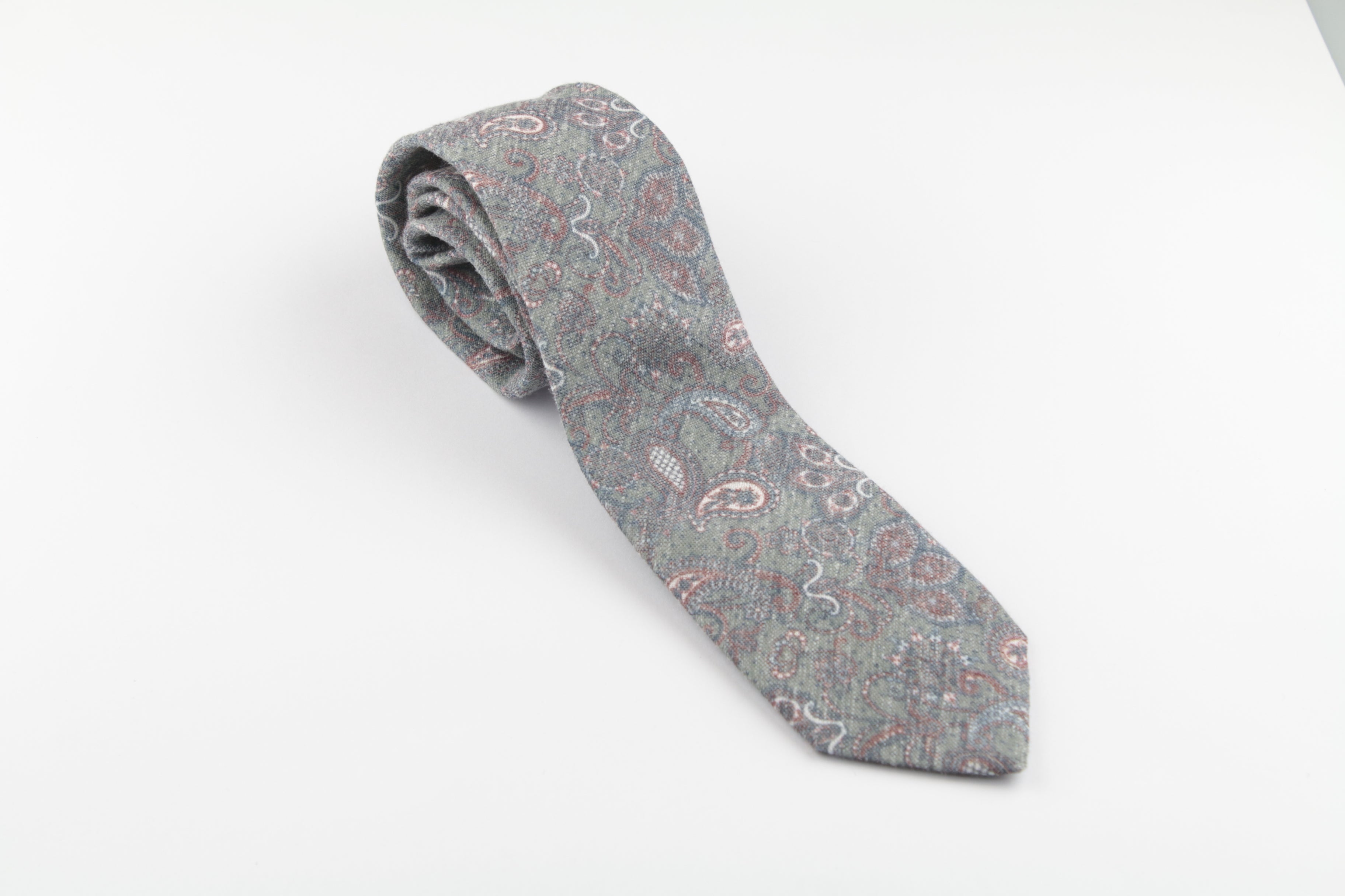 Corbata Sinnoodo 100% Lino Vintage Art