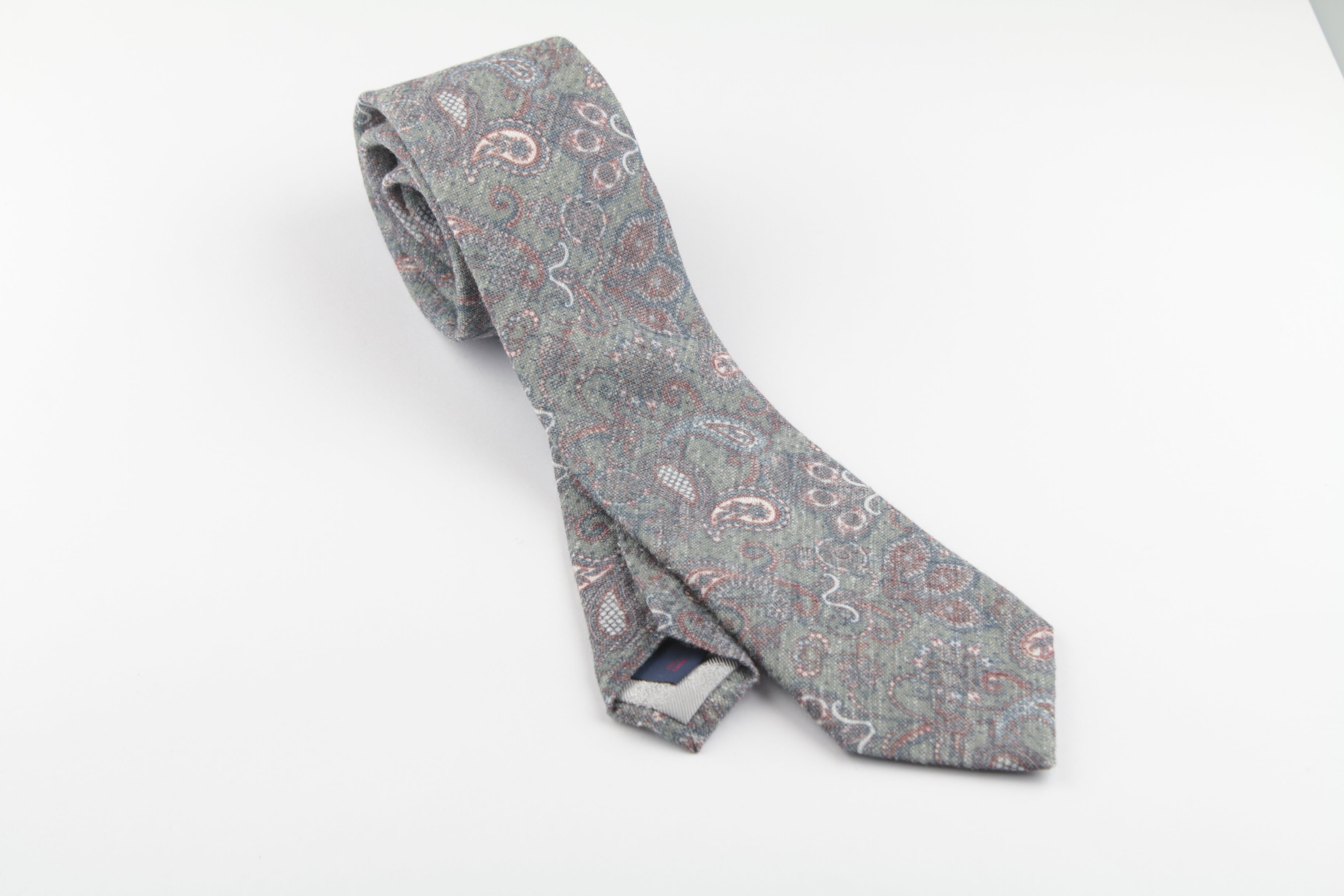 Corbata Sinnoodo 100% Lino Vintage Art