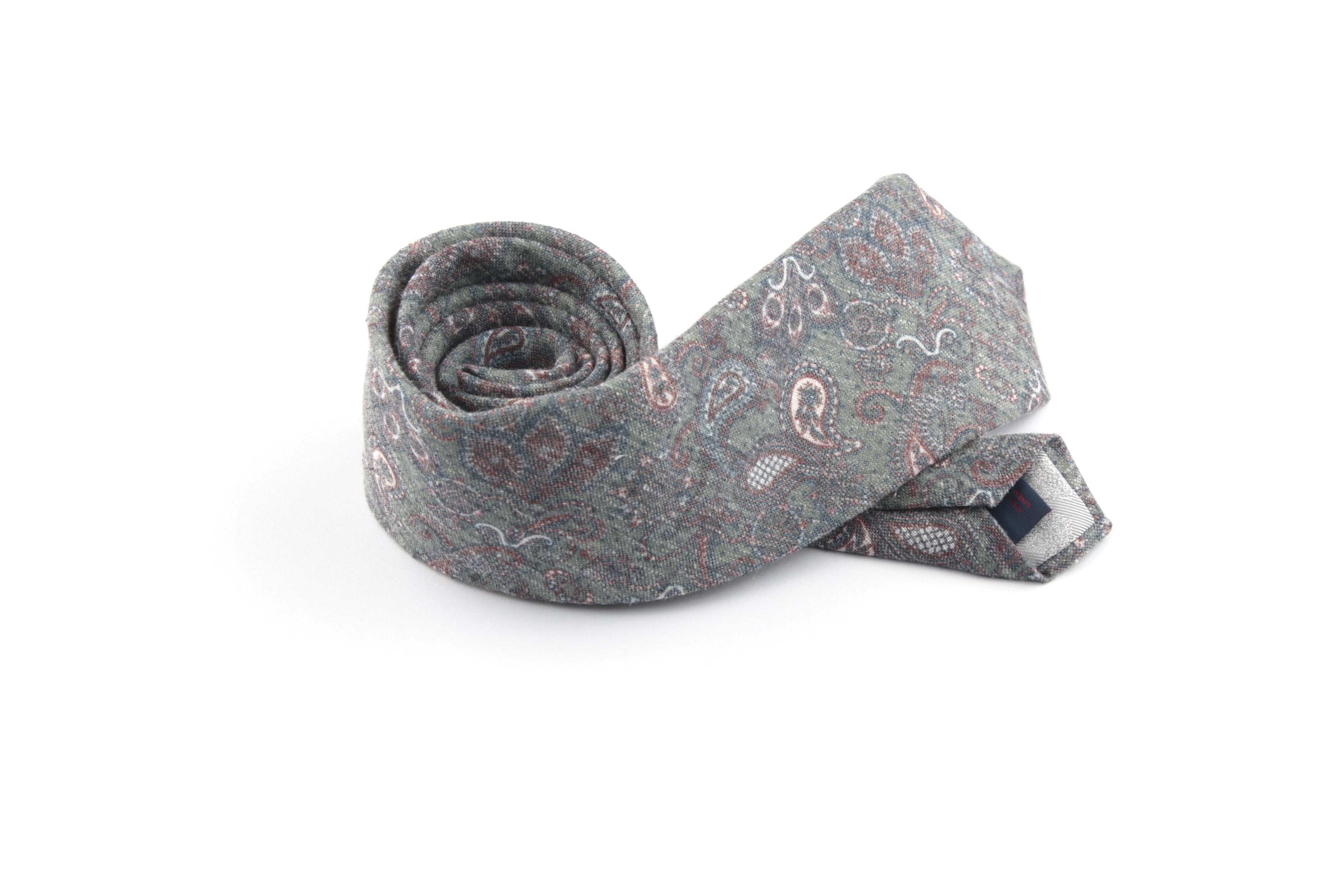 Corbata Sinnoodo 100% Lino Vintage Art