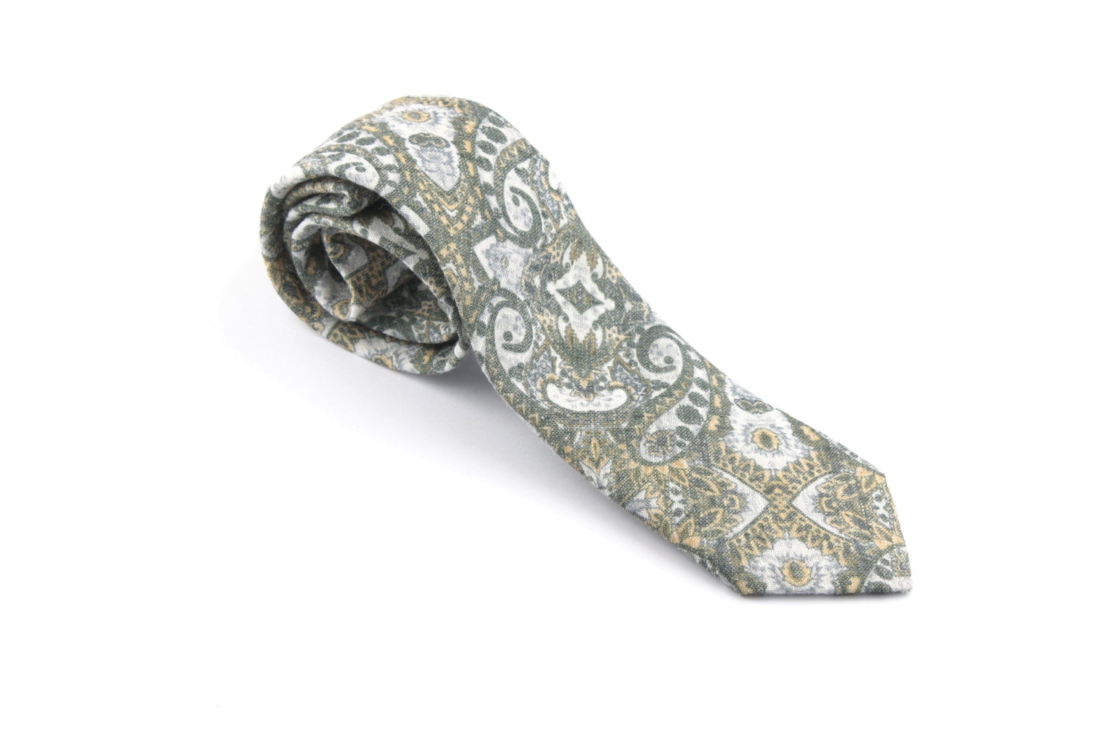 Corbata Sinnoodo 100% Lino Vintage Art