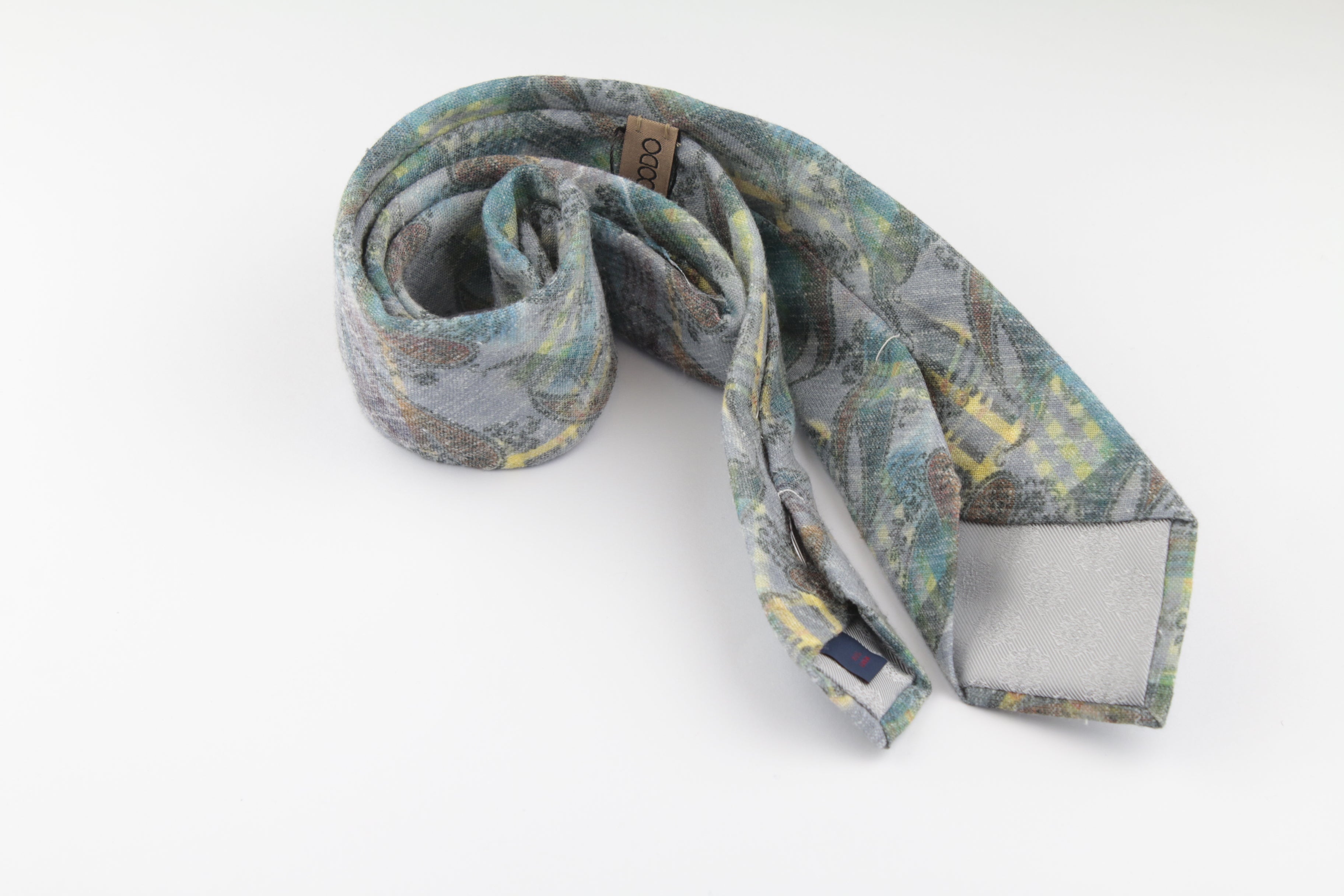 Corbata Sinnoodo 100% Lino Vintage Art