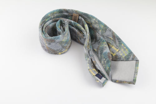 Corbata Sinnoodo 100% Lino Vintage Art