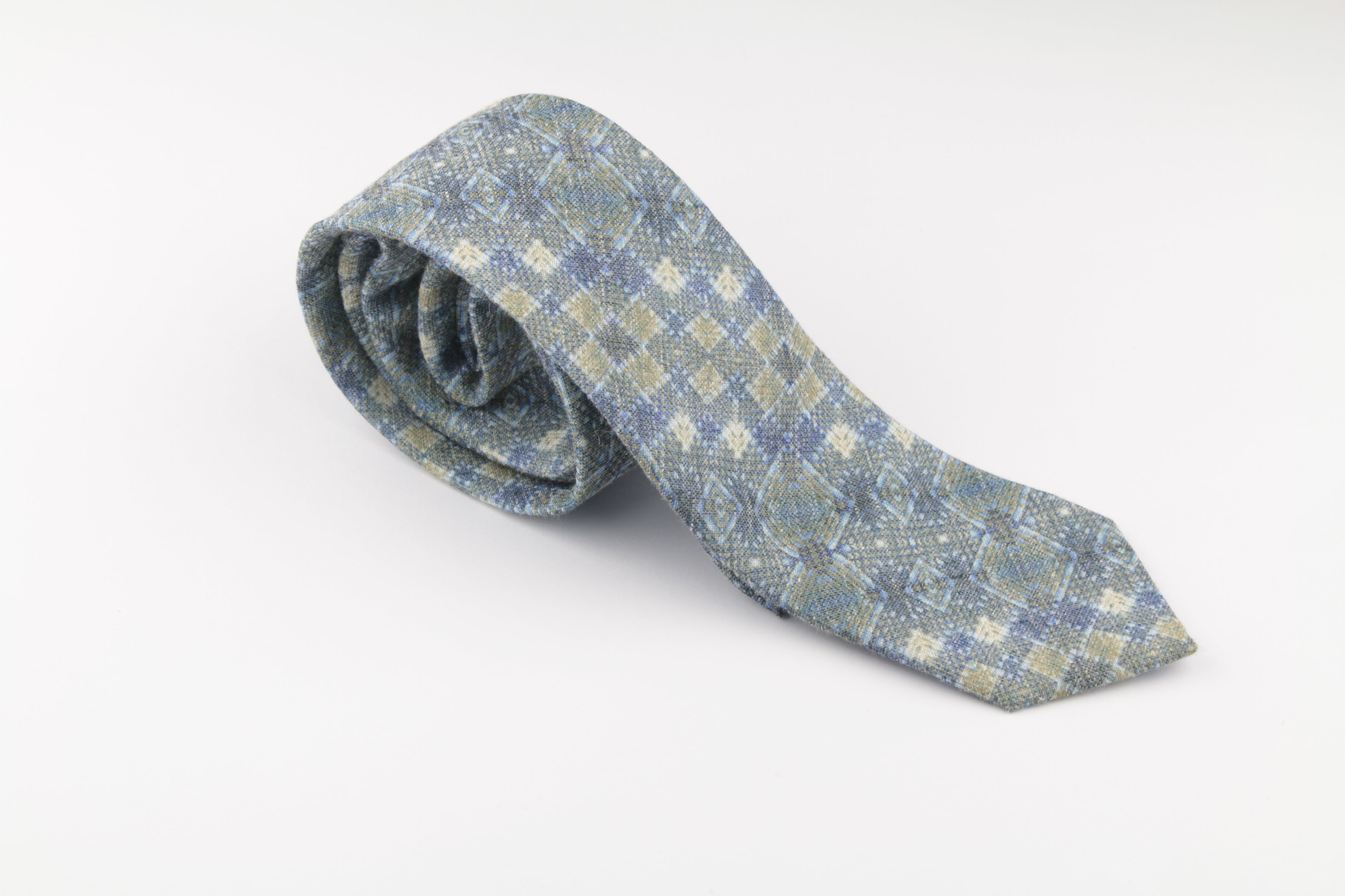 Corbata Sinnoodo 100% Lino Vintage Art