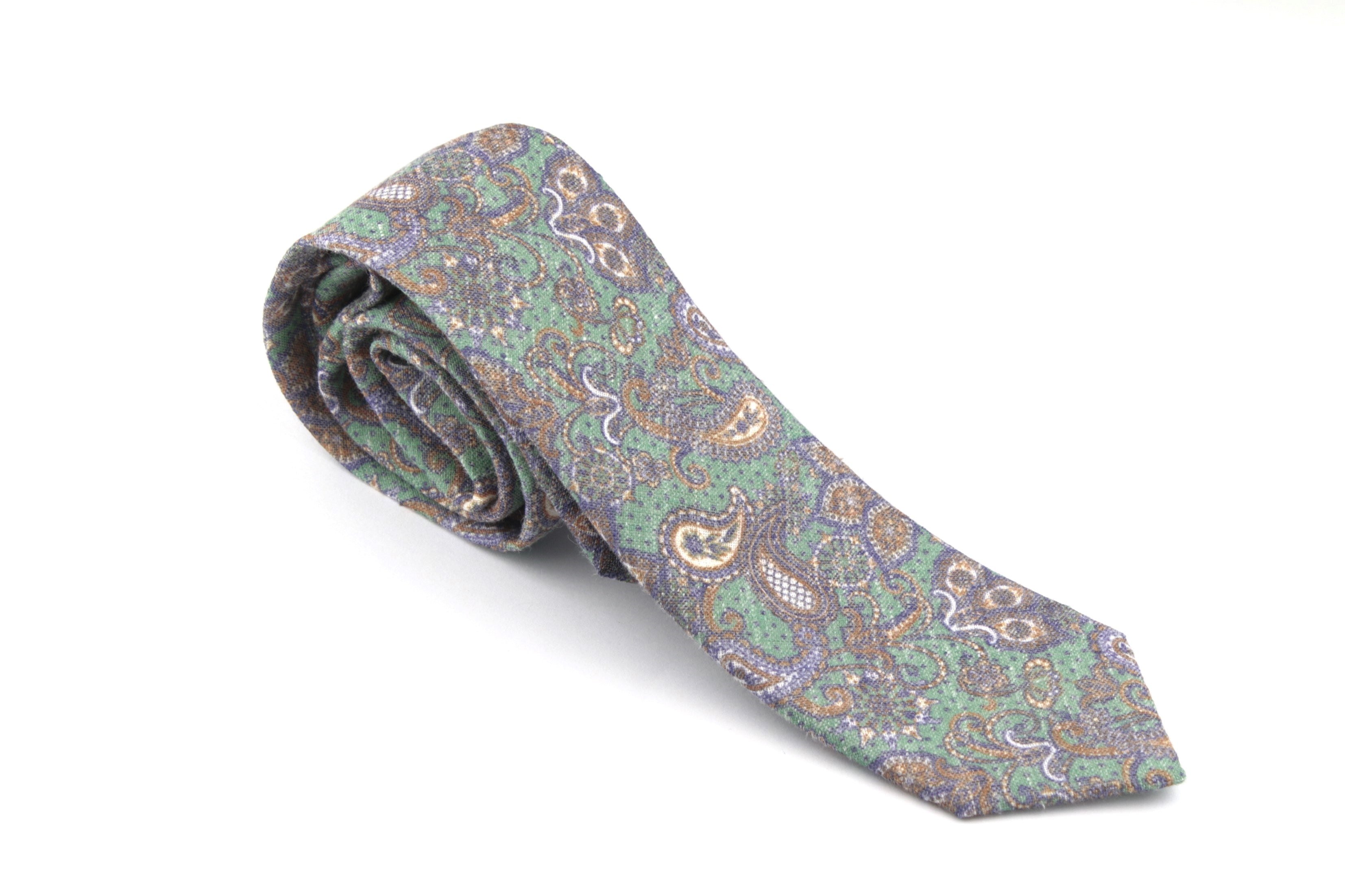 Corbata Sinnoodo 100% Lino Vintage Art