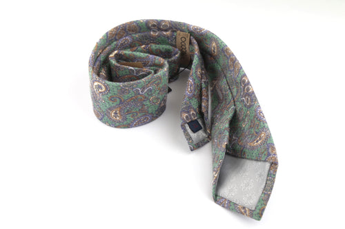 Corbata Sinnoodo 100% Lino Vintage Art