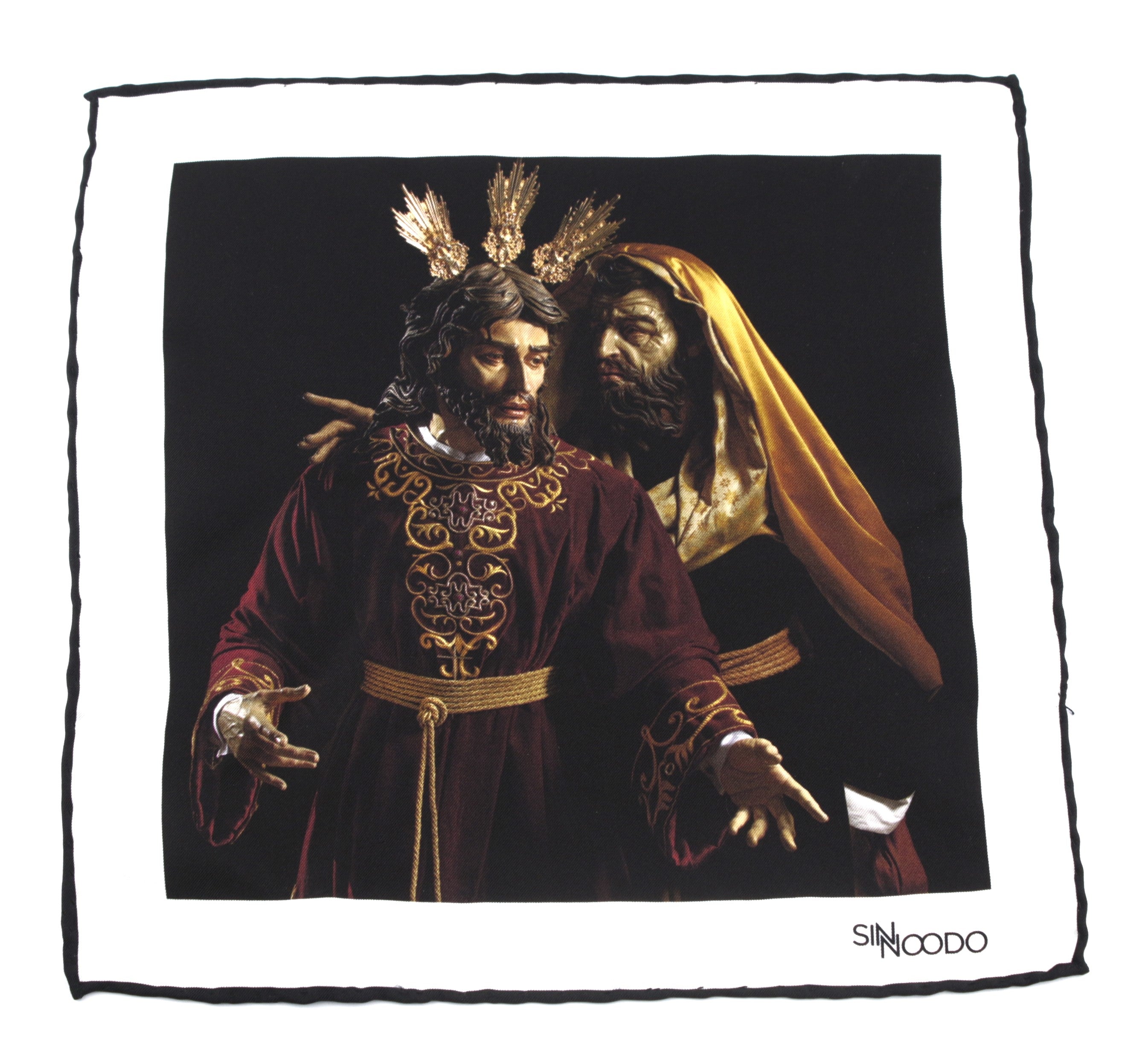 Pañuelo Semana Santa 100% Seda - Señor de la Clemencia - Hermandad del Santísimo Sacramento del Altar