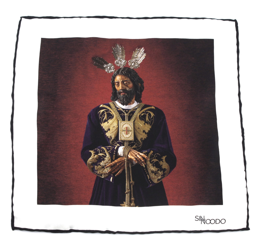 Pañuelo Semana Santa 100% Seda - El Amor - La Hermandad del Amor