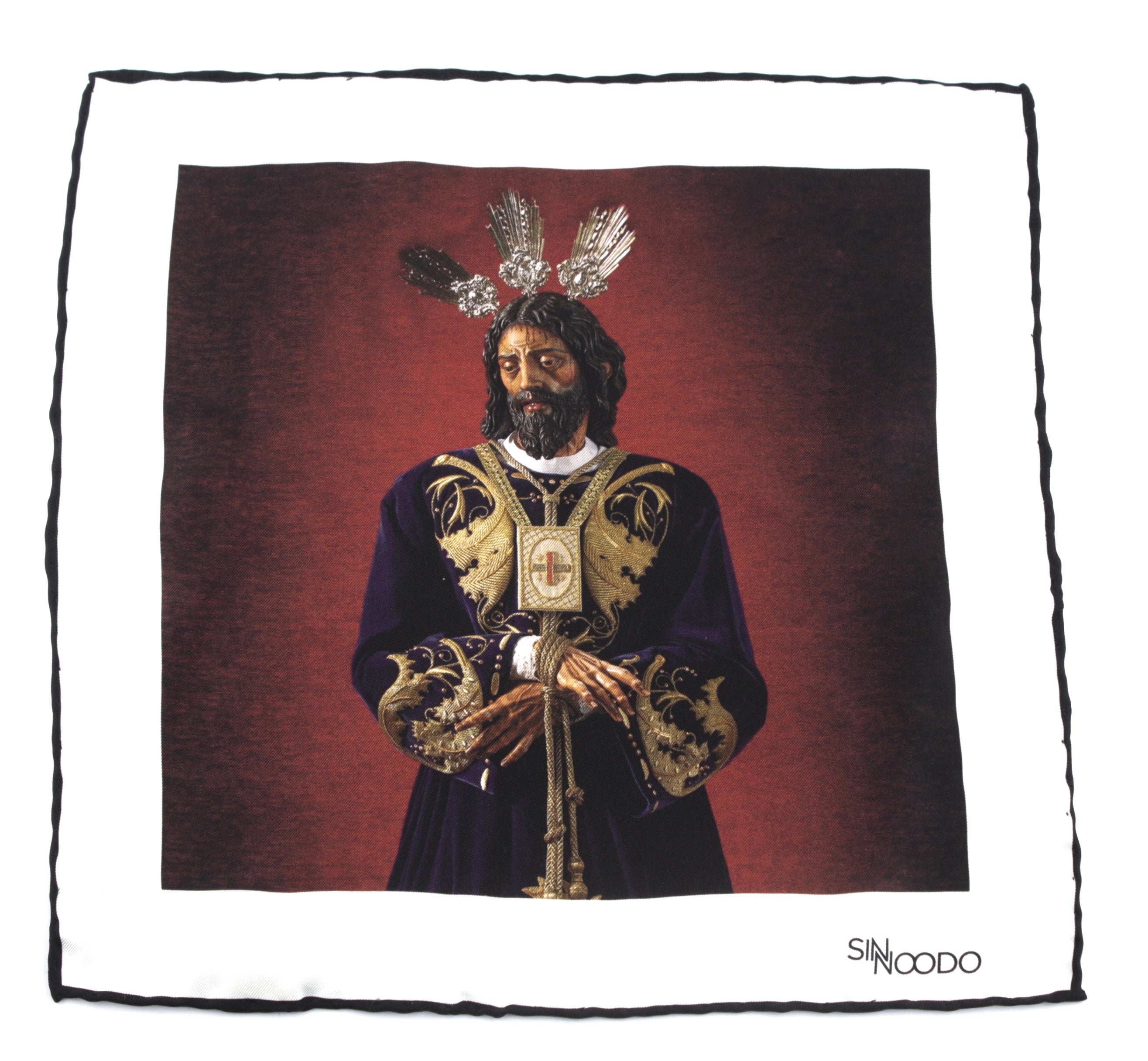 Pañuelo Semana Santa 100% Seda - El Amor - La Hermandad del Amor