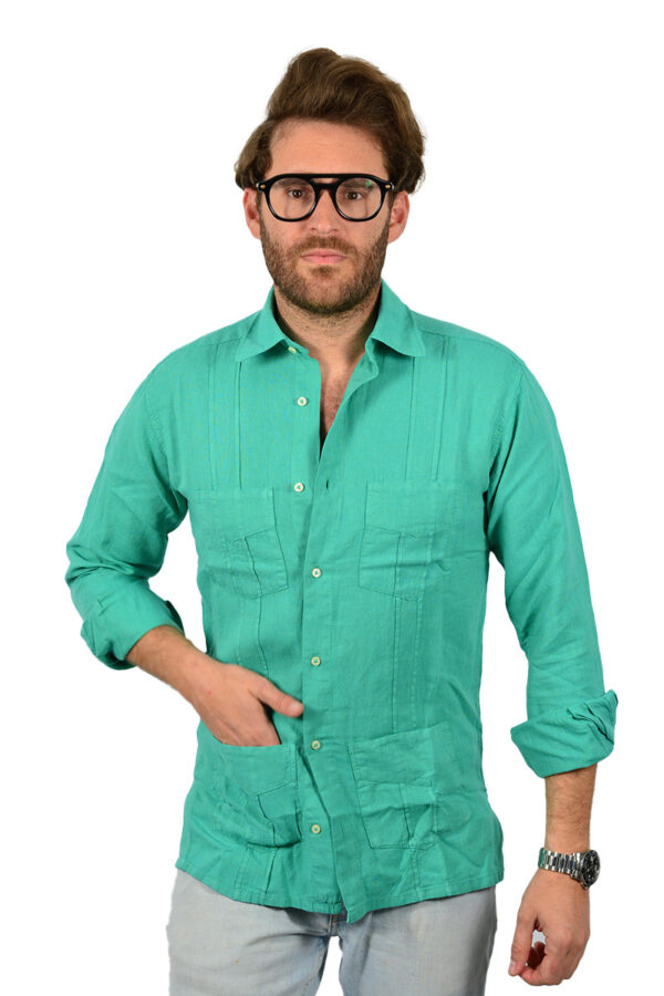 Guayabera Verde Quirofano