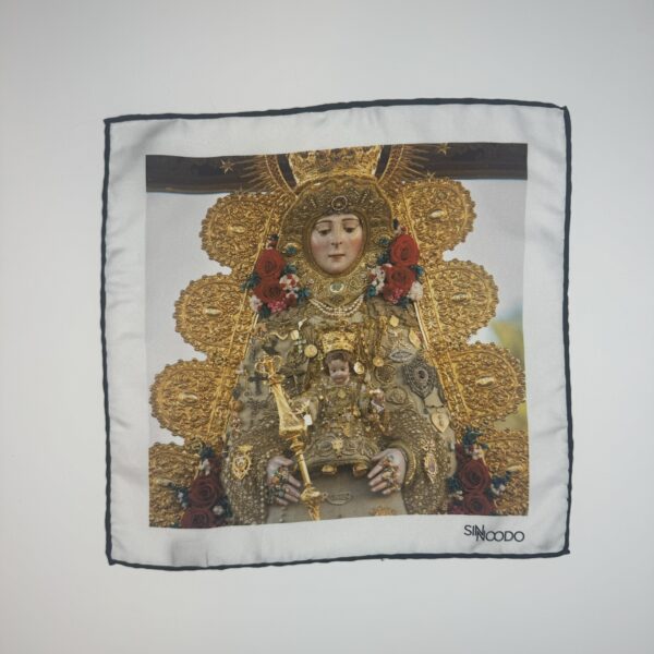 Pañuelo Virgen del Rocio , Real Hermandad de Nuestra Señora del Rocio de Jerez de la Frontera.
